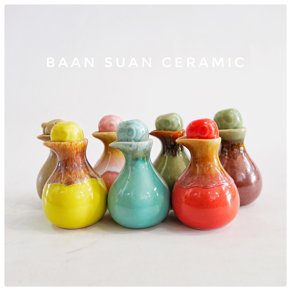 baansuanceramic-ขวดออย-เซรามิค-ขวดใส่น้ำมันนวดสปา-ขวดเอนกประสงค์