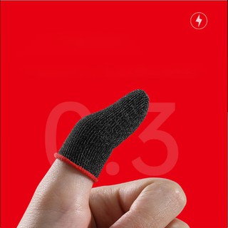 ภาพขนาดย่อของภาพหน้าปกสินค้า(แพ็ค 1 คู่) ถุงนิ้วเล่นเกม ไร้ตะเข็บ กันลื่นและป้องกันเหงื่อ ถุงนิ้วเกม Gaming Finger Sleeve สำหรับเล่น PUBG ROV COD จากร้าน bn_thailand บน Shopee ภาพที่ 4