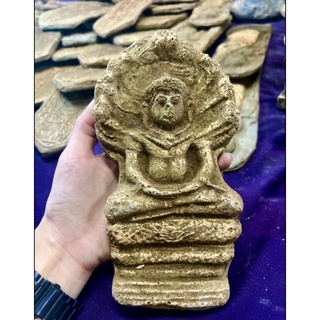 พระนาคปรก กรุนาดูน (เนื้อหินทรายผสมผงปูน)