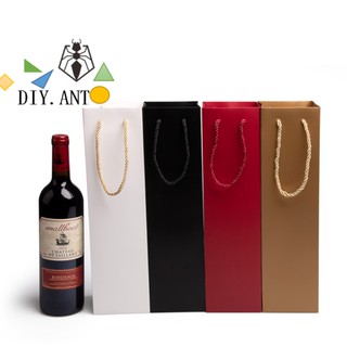 ภาพหน้าปกสินค้า💐DIY💐ถุงกระดาษ ถุงการดาษใส่ไวน์ ถุงใส่ของ ถุงใส่ไวน์ ถุงของขวัญ สำหรับใส่ขวดไวน์ พร้อมส่งแล้ว ที่เกี่ยวข้อง
