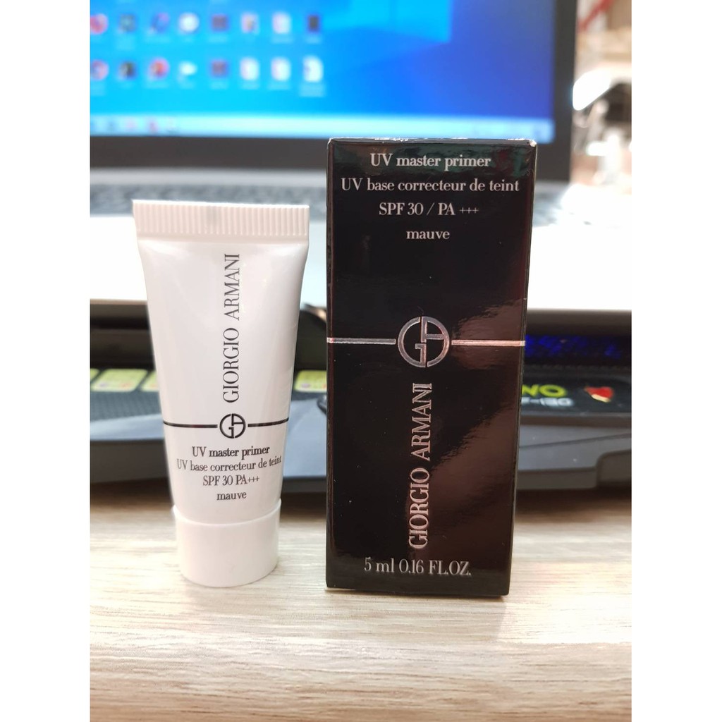Armani UV Master Primer Uv Base SPF 30 PA+++ mauve 5ml.ไพเมอร์