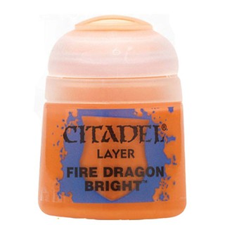 Citadel : LAYER: FIRE DRAGON BRIGHT (12ML) สีอะคริลิคสำหรับทาโมเดล