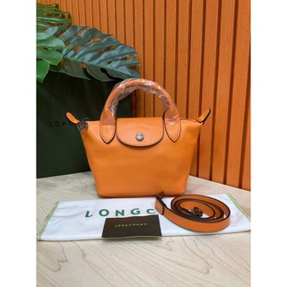 LONGCHAMP LE PLIAGE CUIR TOP MINI HANDLE BAG