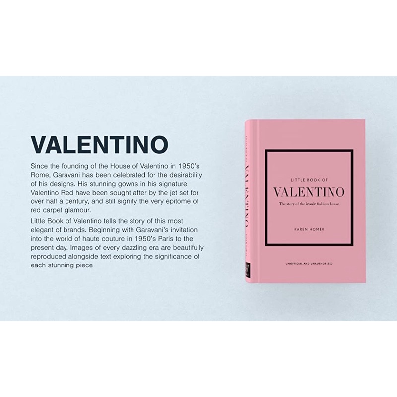 หนังสือนำเข้า-little-book-of-valentino-the-story-of-the-iconic-fashion-house-chanel-dior-hermes-louis-vuitton-book