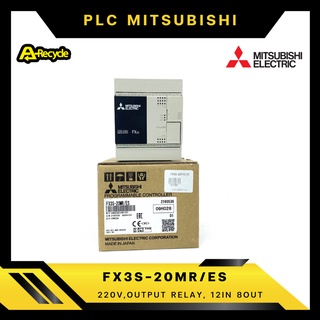 MITSUBISHI FX3S-20MR/ES PLC 220V Input Sink/Source Output Relay,  12 in 8 out