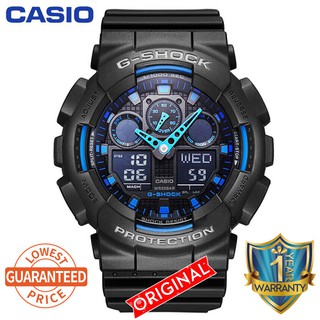 【 Ready Stock 】นาฬิกา Casio G-Shock ของแท้จาก GA100 Men Sport สำหรับนาฬิกา GA-100