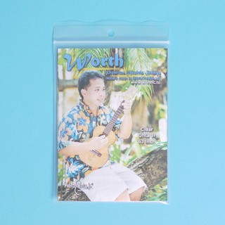 Worth COJ Clear Ukulele Strings - Double Packสายอูคูเลเล่ ยี่ห้อเวิร์ท