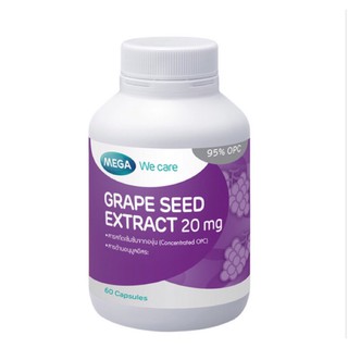 Grape Seed Mega We Care Grape Seed Extract 20 mg