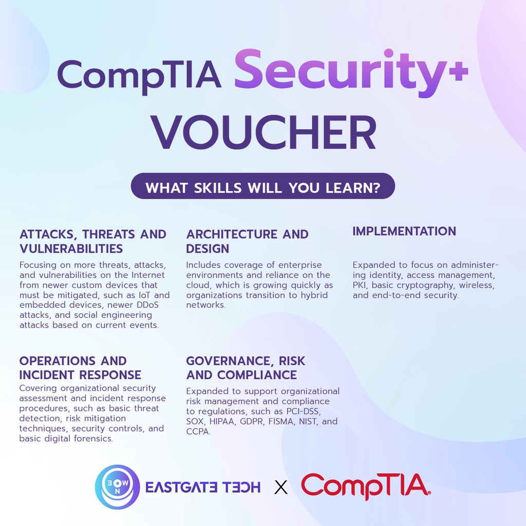 ภาพสินค้าข้อสอบภาษาไทย CompTIA Security+ (ราคา ดูแลทุกขั้นตอน) จากร้าน eastgatetech บน Shopee ภาพที่ 3