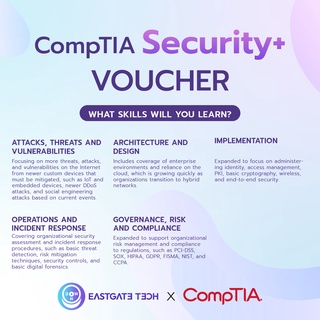 ภาพขนาดย่อของภาพหน้าปกสินค้าข้อสอบภาษาไทย CompTIA Security+ (ราคา ดูแลทุกขั้นตอน) จากร้าน eastgatetech บน Shopee ภาพที่ 3