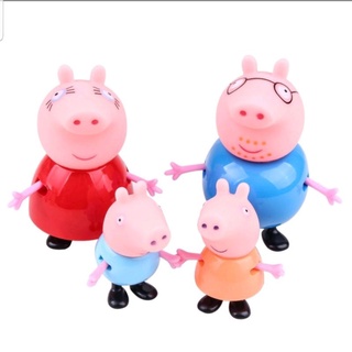 peppa pig เปบป้าพิก เซ็ต 4 ตัว