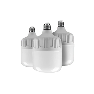 หลอดไฟ ไฟLED ทรงกระบอก สีขาว ขั้ว E27 หลอด LED Bulb LightWatts สีขาว