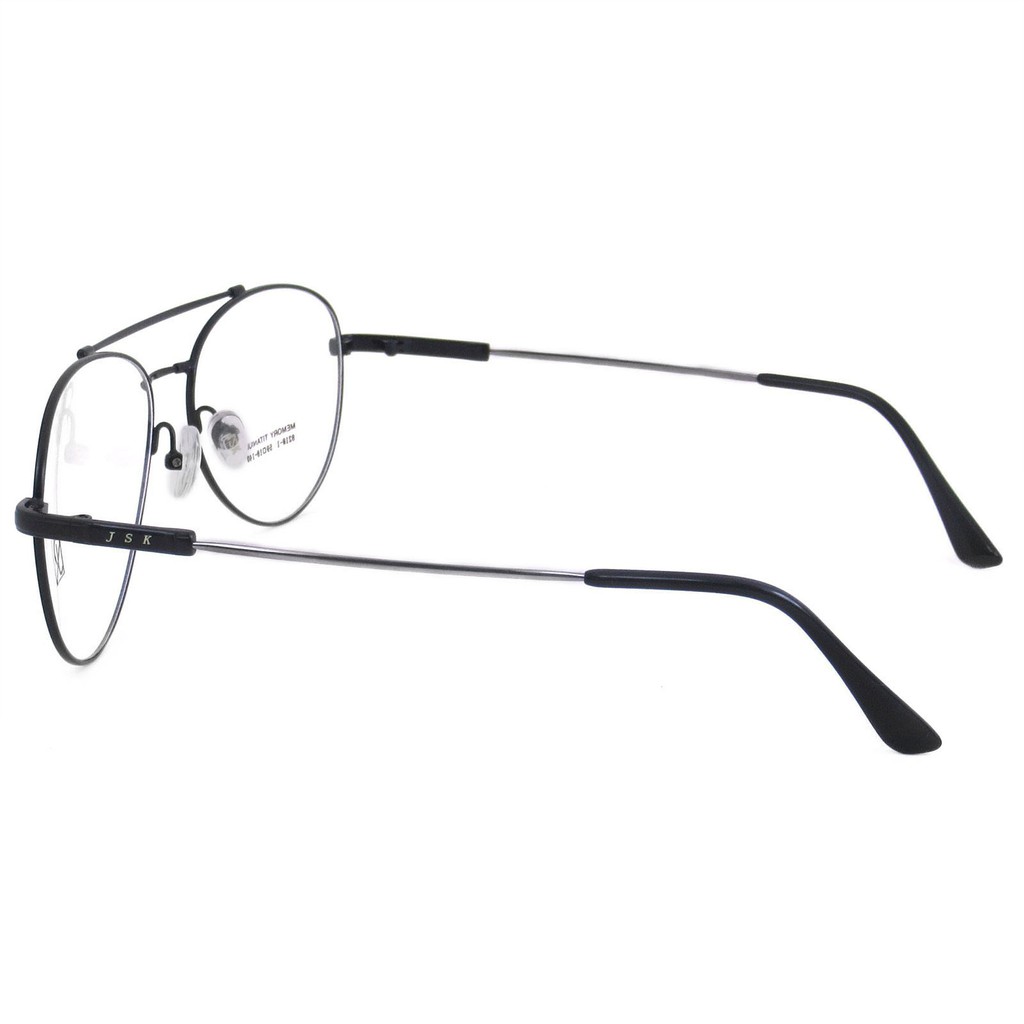 titanium-100-แว่นตา-รุ่น-8218-สีดำ-กรอบเต็ม-ขาข้อต่อ-วัสดุ-ไทเทเนียม-กรอบแว่นตา-eyeglasses