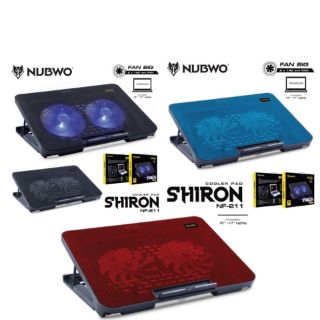 NUBWO🚀พัดลมระบายความร้อนโน๊ตบุ๊ค Notebook Cooler รุ่น NF-211/Primaxx N106/NF-130 มีสีดำ,สีฟ้า,สีแดง