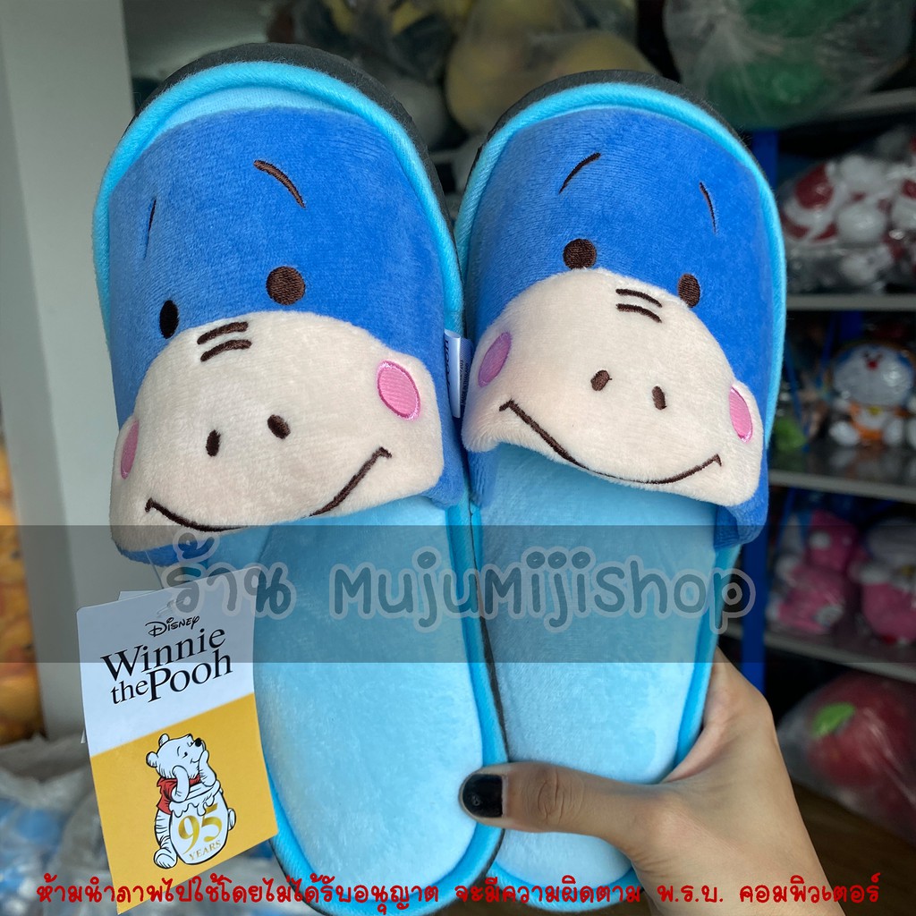 ภาพสินค้ารองเท้าใส่ในบ้านหมีพู พิกเล็ต ทิกเกอร์ อียอร์ Pooh Piglet Tigger Eeyore รุ่นใหม่ พื้นบาง ผ้านุ่ม จากร้าน mujumijishop บน Shopee ภาพที่ 7