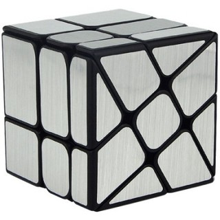 รูบิค แปลก ๆ รูบิค ของแท้ อย่างดี Moyu MFJS Windmill Mirror Cube Silver Magic Cube rubix cube moyu cube SharkRubik