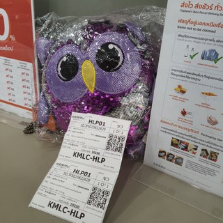 ตุ๊กตา.นกฮูก.(Owl Sequins)แวววาว!ระยิบระยับ.เปลี่ยนสีได้