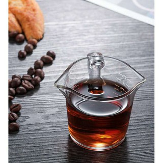 แก้วตวงเทได้สองด้าน มีหูจับ สำหรับตวงนม กาแฟ น้ำหวาน ขนาดเล็ก