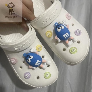 🔥จิ๊บบิทตัวติดรองเท้ามีรู รูปแบบการ์ตูน ตัวติดรองเท้า crocs DIY ตุ๊กตาติดรองเท้า  ตกแต่งสวยงาม สไตล์น่ารัก