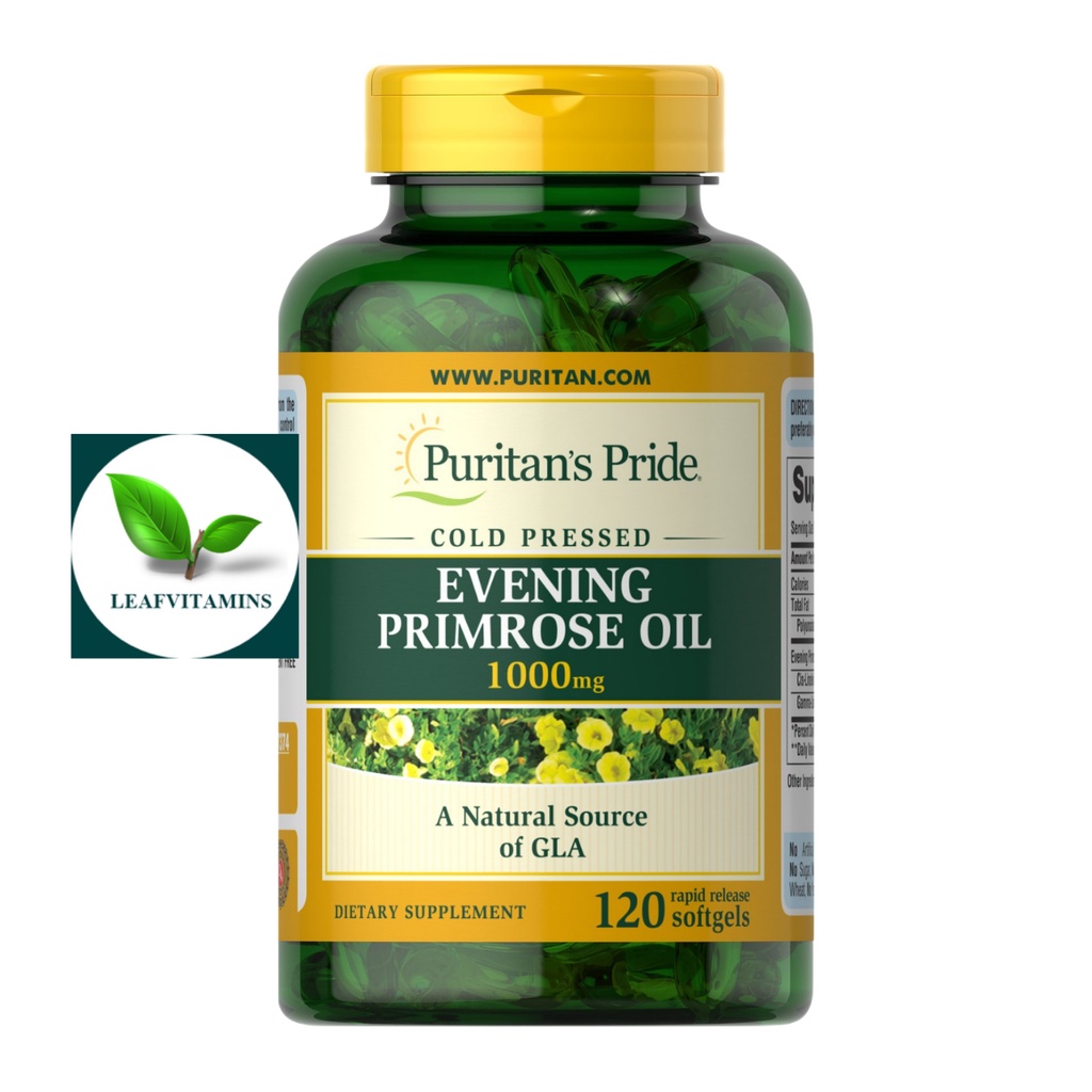Puritan's Pride Evening Primrose Oil 1000 mg with GLA / 120 Softgels