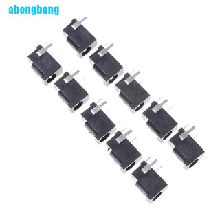 สินค้า Abongbang 10 Pcs Black 3 Pin 3.5mm x 1.3mm DC Power Jack Socket PCB Mount
