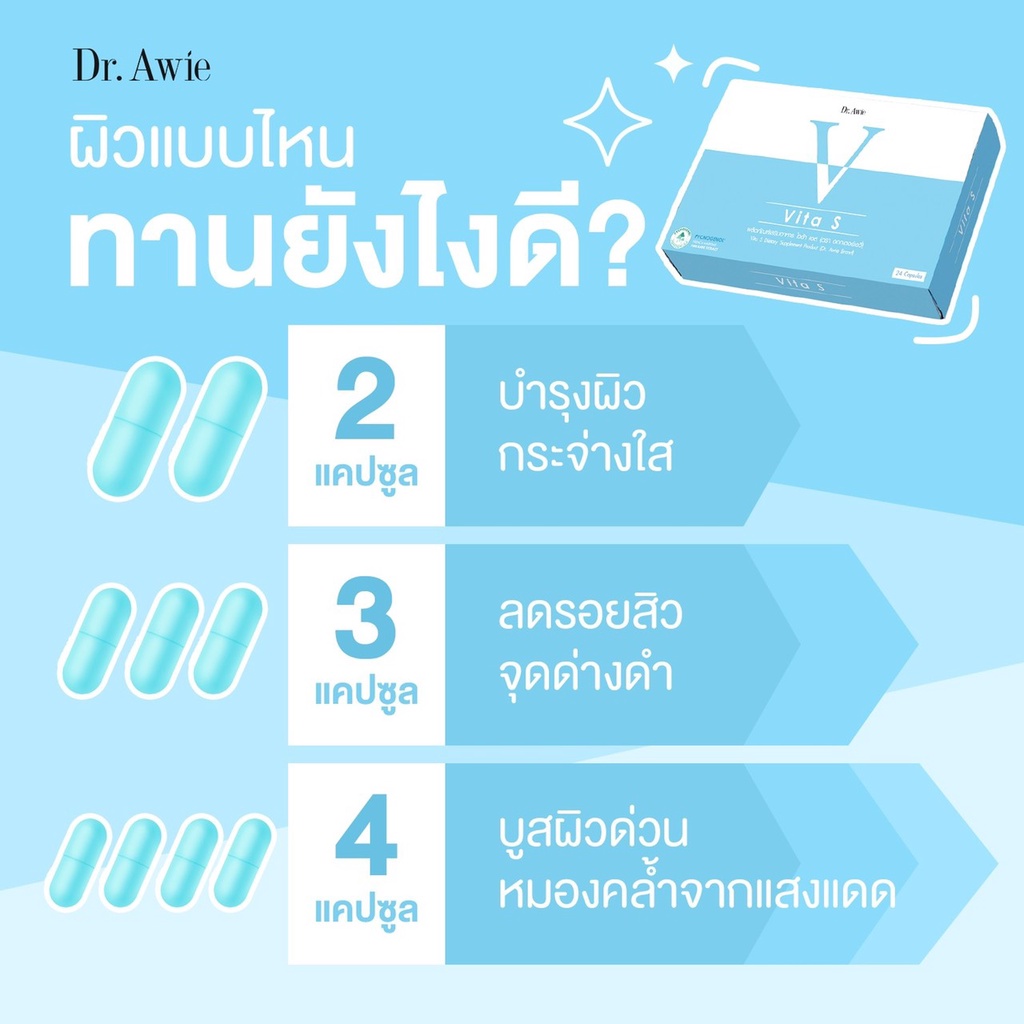 vita-s-dr-awie-แก้รอยสิว-ฝ้ากระ-จุดด่างดำ-ผิวนุ่มลื่น-สูตรแพทย์-vita-s-ไวต้าเอส-วิทต้าเอส-หมอผึ้ง-colla-ac