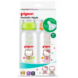 Pigeon (พีเจ้น) ขวดนม RPP คิตตี้ จุกมินิ M 8 ออนซ์ ลายคิตตี้ Pack2