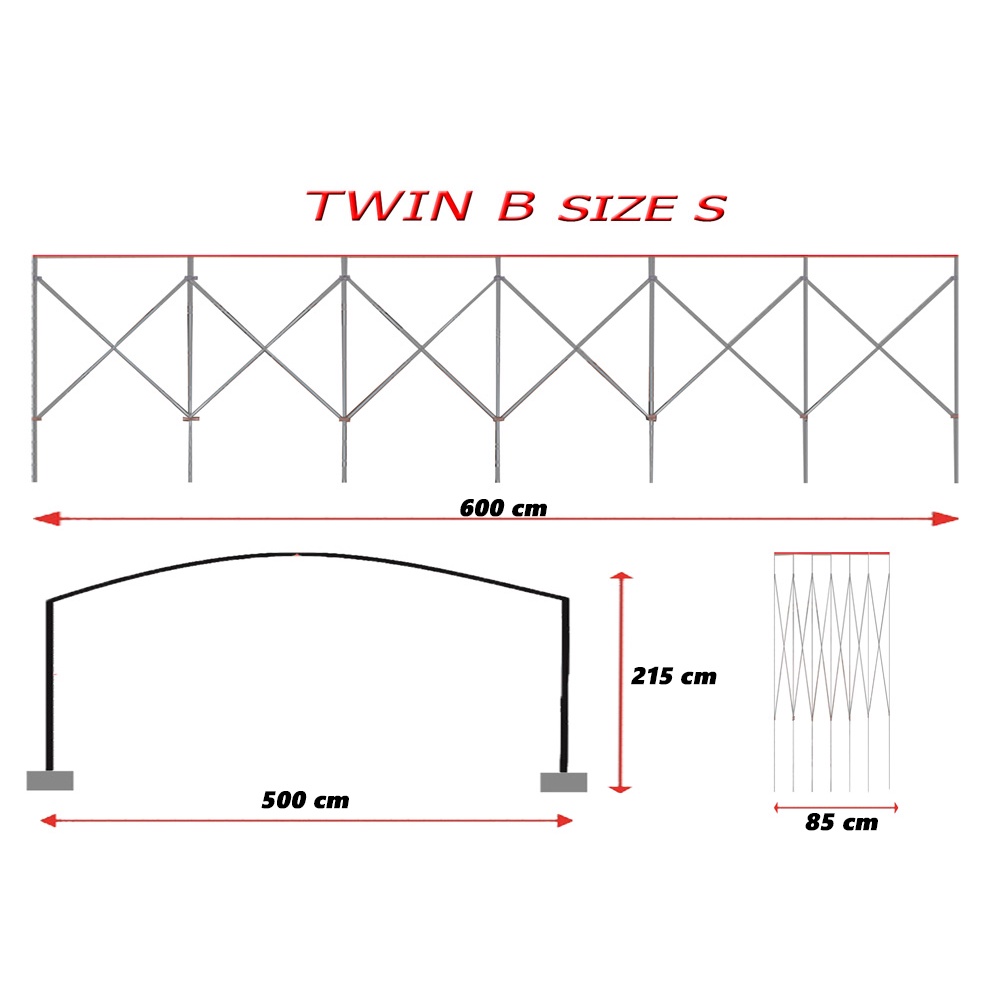 เต็นท์จอดรถสำเร็จรูป-carsbrella-รุ่น-twin-b-ยืด-หด-และ-พับ-เก็บได้-สามารถจอดรถได้-2-3-คัน