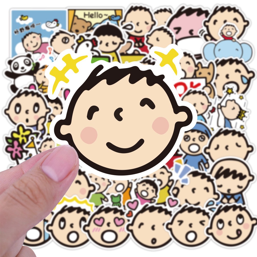 รูปภาพสินค้าแรกของพร้อมส่ง Minna No Tabo Sanrio MinnaNoTabo Character สติ๊กเกอร์ 50Pcs/Set Waterproof DIY Fashion Decals Doodle sticker