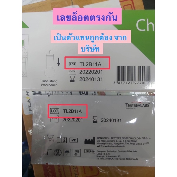 ภาพสินค้าFlash sale (เทสเสียเคลมฟรี )ชุดตรวจ atk 2 in 1 Gica จิก้า ตรวจได้ทั้งจมูกและน้ำลาย testsealabs จากร้าน everydayengine_thailand บน Shopee ภาพที่ 7
