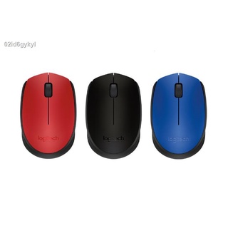 Logitech เมาส์ไร้สาย Wireless Mouse รุ่น M171 แดง ดำ น้ำเงิน