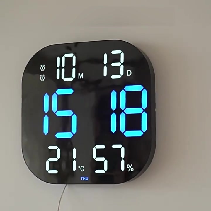aaairspecial-นาฬิกาปลุกดิจิทัล-led-หน้าจอขนาดใหญ่-แสดงวันที่-อุณหภูมิ-พร้อมรีโมตคอนโทรล-สําหรับตกแต่งห้องนั่งเล่น