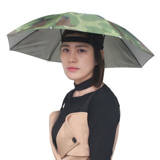 หมวกกันฝน แบบร่ม สำหรับผู้ใหญ่