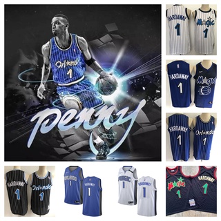 Orlando Magic #1 Anfernee Hardaway Basketball Jersey Short Sleeved Tracksuit เสื้อบาส เสื้อกีฬาผู้ชาย