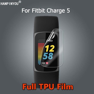 สินค้า ฟิล์มกระจกนิรภัยป้องกันรอยขีดข่วนสําหรับ Fitbit Charge 5 1/3/5/10 ชิ้น