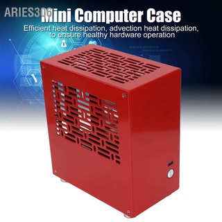 Aries306 Mini Computer Case Fine Layout Good Heat Dissipation Stable Performance Portable Tower Gaming for Office Home