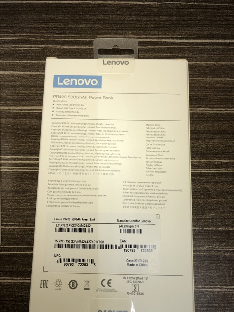 ขาย-powerbank-lenovo-5000-mah-ของแท้100