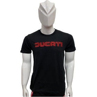 DUCATI T-Shirt เสื้อยืดดูคาติ DCT52 004 สีดำ