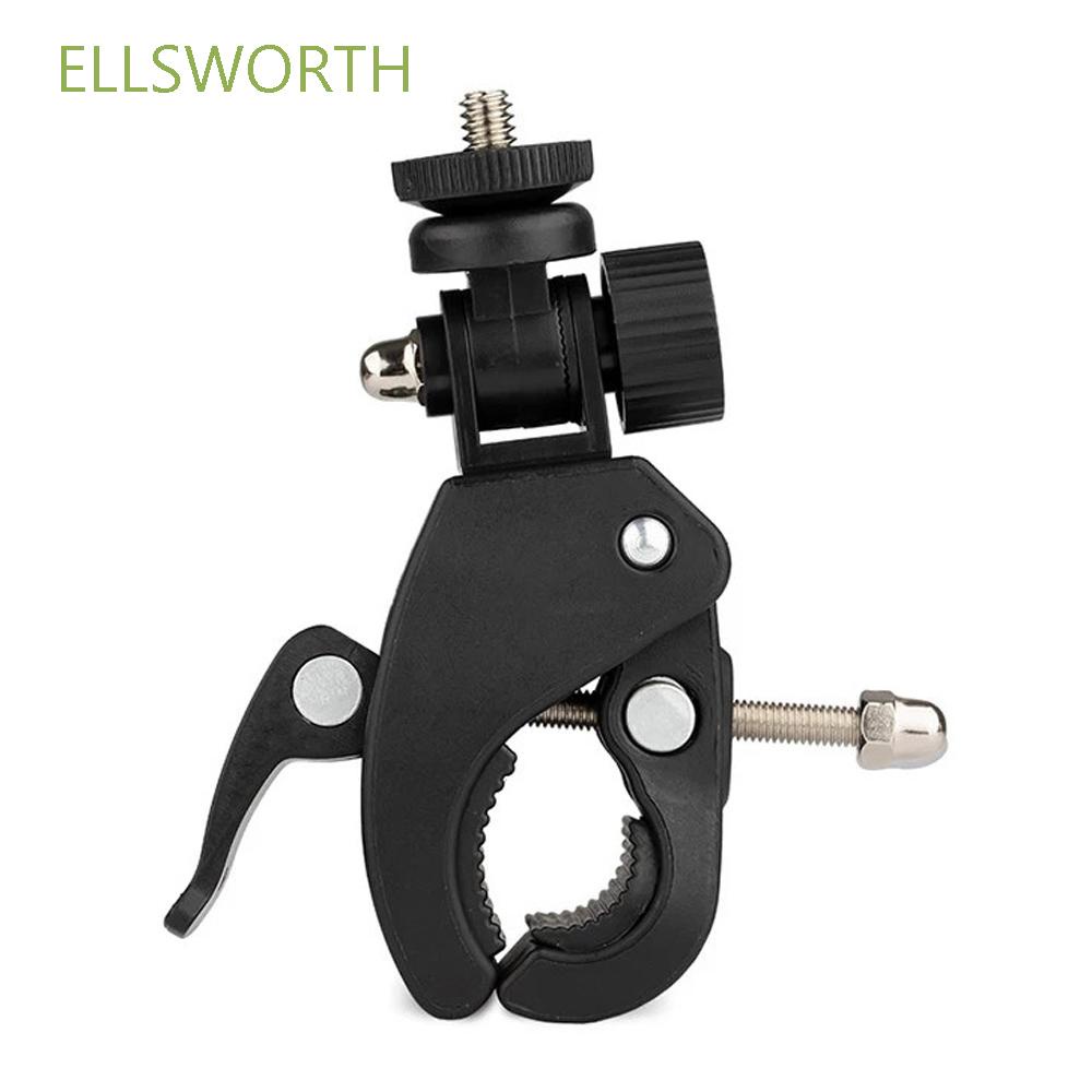 ellsworth-อะแดปเตอร์ขาตั้งกล้องพลาสติกสีดําสําหรับกล้อง-gopro-hero-แฮนด์มือจับรถจักรยานหลากสี