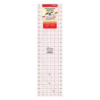 ไม้บรรทัดอะคริลิค งานผ้าและงานฝีมือ Patchwork &amp; Craft Ruler ขนาด 6.5 นิ้ว x 24 นิ้ว ของ Sew Easy (รหัส SewEasy0006)