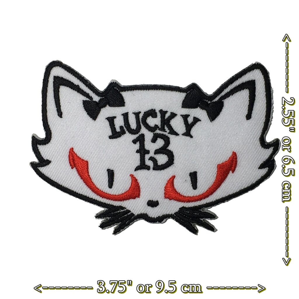 เลข-13-lucky-number-ตัวรีดติดเสื้อ-อาร์มรีด-อาร์มปัก-ตกแต่งเสื้อผ้า-หมวก-กระเป๋า-แจ๊คเก็ตยีนส์-hipster-embroidered-ir