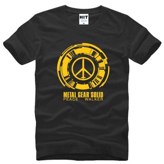 T-shirt  เสื้อยืดแขนสั้น คอกลม ผ้าฝ้าย พิมพ์ลาย Metal Gear Solid Peace Walker แฟชั่นฤดูร้อน สําหรับผู้ชายS-5XL