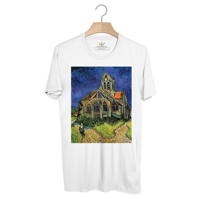 bp702-เสื้อยืด-the-church-at-auvers