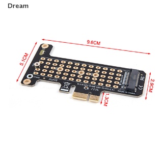 &lt;Dream&gt; บอร์ดอะแดปเตอร์ขยาย SSD M.2 NVME เป็น PCI-E X1 รองรับ PCI-E4.0 3.0