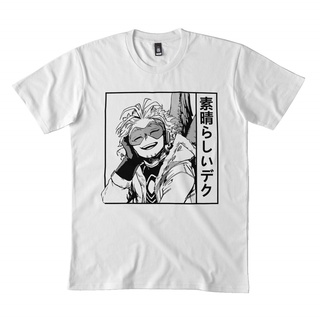 เสื้อยืด พิมพ์ลาย H-awks My boku no Hero Academia mha bnha Classic DMN411 สีดํา