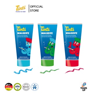 TINTI® สบู่สีเด็ก ระบายหน้าและตัว (70 ml.) ไร้สารเคมี ผลิตเยอรมนี Painting Soaps ครีมอาบน้ำ สบู่ ของใช้เด็ก ของเล่นเด็กอาบน้ำ baby kid soap toys