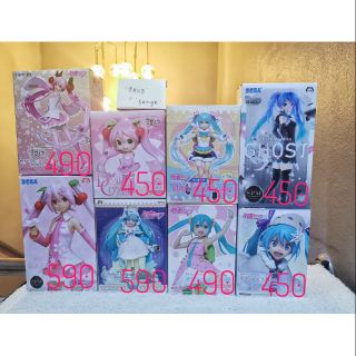 พร้อมส่ง Hatsune miku figure แท้ มือ1 banpresto sega furyu  taito