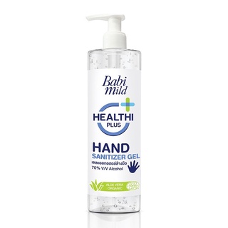 Babi Mild Healthi Plus Natural Hand Sanitizer Gel เบบี้ มายด์ เฮลธี้ พลัส เจลแอลกอฮอล์ล้างมือ 500 มล.