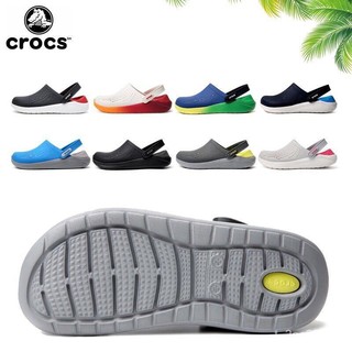 【สินค้าอยู่ไทยพร้อมส่ง】 รองเท้าสุขภาพ สีใหม่พร้อมส่ง!!Crocs LiteRide Clog งาน Outlet ถูกกว่า Shop ใส่ได้ทั้งหญิงและชาย