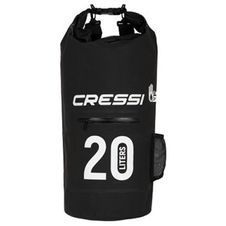 CRESSI WATERPROOF DRY BAG WITH ZIP POCKET 20 LITRE-กระเป๋า ถุง กันน้ำ